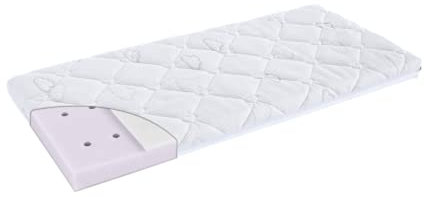 Träumeland Matratze Brise Light Exclusiv | Babymatratze Babybett 90x40 cm | Matratze Elternbett, Wiege, Stubenwagen | Kaltschaummatratze luftdurchlässig | Funktionsbezug abnehmbar & waschbar