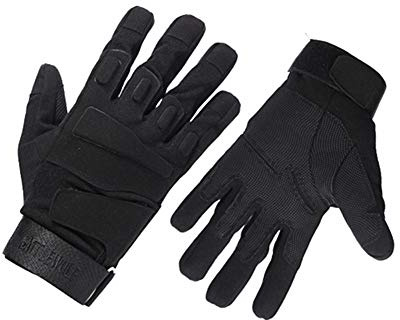 huihuijia Guantes Anticortes Guantes Electricista Guantes Anticorte Guantes Tacticos Anticorte Guantes De Soldador Guantes Tacticos para Mejor Regalo Jardinero Black,235
