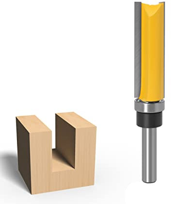 8 Mm Schaft Bündiger Fräser Muster Bit Oben Unten Lager 5/8 Klingenschablone Holzfräser Zimmermann,8X15,9X50