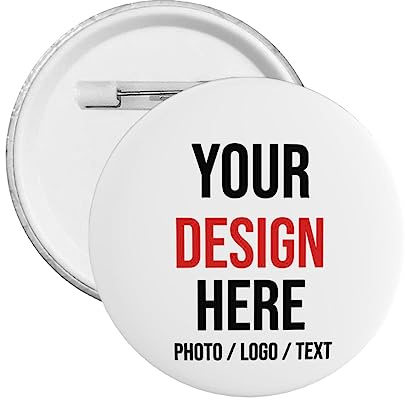 Personalisierte Anstecknadeln runde Anstecknadeln mit Foto Text neuartige Anstecknadeln individuelle Anstecknadeln f黵 Studenten belohnte Kleidung Dekorationen Geburtstags Party Geschenk Large - 5.9cm