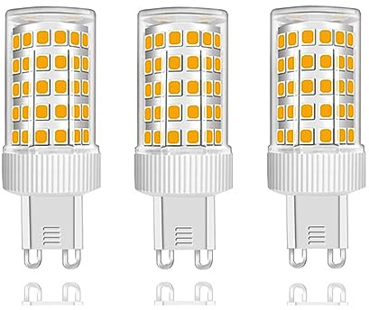 ZFQ G9 LED 10W Lampe Warmweiß 3000K, Ersetzt 50W-100W Halogen, 1000LM, Für Kronleuchter, Deckenleuchten, Wandleuchten, Nicht Dimmbar, Kein Flackern, AC 220-240V, 3er Pack
