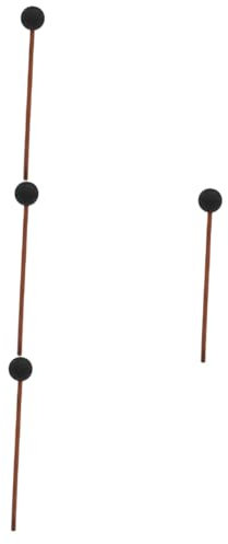 ifundom 4stücke Friction Gong Mallet Walgesang Schlägel Mit Holzgriff Für Meditation Und Musikunterricht Hochwertiger Resonanzmallet Für Gongs Für Verschiedene Klänge