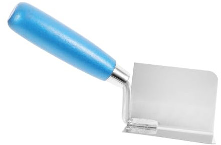 Cazzuola Angolare in Acciaio Inox per Cartongesso Blu