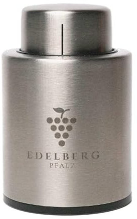 Edelberg Pfalz Wein Vakuumpumpe Weinpumpe Weinverschluss aus Edelstahl