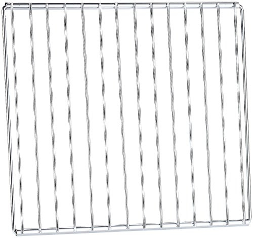 Rosenstein & Söhne Backofenrost Edelstahl: Universal-Backofenrost, ausziehbar von 35-61 cm, Versandrückläufer (Ersatz, verchromter Stahl, Pizza)