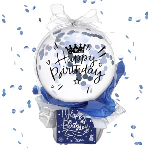 YOUYIKE Scatola Con Palloncini Sorpresa, Scatole Portasoldi Buon Compleanno, Confezione Regalo Per Contanti, Sorpresa Scatola Misteriosa con Palloncini Per Compleanni Feste, La Famiglia E Gli Amic
