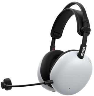 Sony INZONE H9 II kabelloses Gaming-Headset mit Noise Cancelling – mit Fnatic entwickelt, 360 Spatial Sound, Mikrofon mit KI-Rauschunterdrückung, 30h Akku, BT/LE/2,4 GHz/Kabel, PC – Weiß