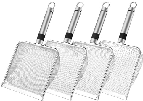 Cribador de Tierra para Jardinería - Criba de Tierra Portátil,con Mango para Cribado de Compost, Búsqueda en Playa, Cuidado de Bonsáis y Paisajismo