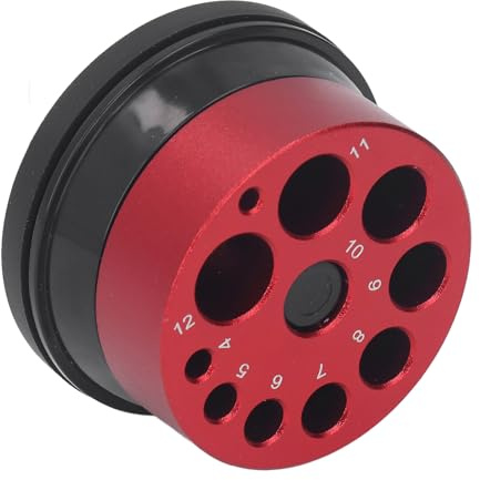 Fauitay Hole Saw Dust Collector, Aluminum Alloy Drill Dust Cover for 4-12mm Hole Saws, with Positioning Pin and Card Hole, for Wall Drilling and Engineering Installation