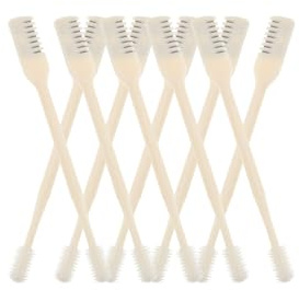 TIKODIDA Recortador de Vello Nasal Manual de Doble Cara, 10 Unidades, Acero Inoxidable, Compacto y Silencioso, para Hombres y Mujeres, Adecuado para Depilación Facial y Cuidado Personal