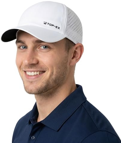 TOP-EX UVCoolix Kühlende Baseball Cap Herren UPF 50+ Weiß M/L