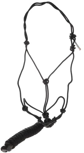 TIDTALEO Lightweight Portable Rope Halter for Horse Made of Sturdy Polyester, Easy to Use Training Halter Suitable for Horse Shows and Everyday Riding
