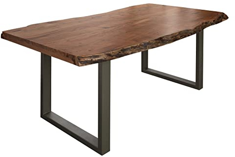 MASSIVMOEBEL24.DE Esstisch Akazie Natur lackiert Freeform | 200x100x77 cm (BxTxH)75kgModernzerlegtvollmassivMASSIVMOEBEL24.DE