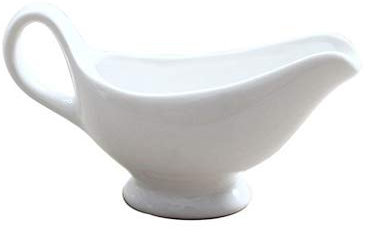 Lattiera/salsiera Porcellana Gravy salsa salsiera Salsiera piattino stand tradizionale porcellana Gravy salsiera contenitore (Size : M)