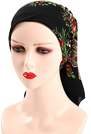 guaizhou Foulard carré russe ukrainien, foulard hijab musulman, turban en tissu, écharpes traditionnelles