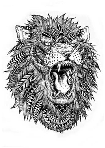 Flash Tatouage temporaire autocollant dragon noir corps sticker cadeau fête vacances plage