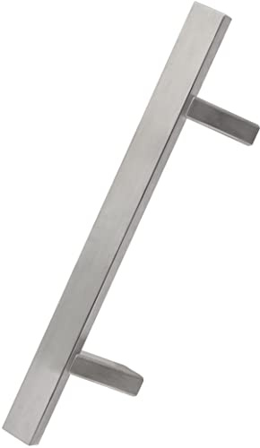 KOTARBAU® Außentürbeschlag Einseitiger Haustürgriff aus Edelstahl INOX 45 Grad 300 x 500 mm