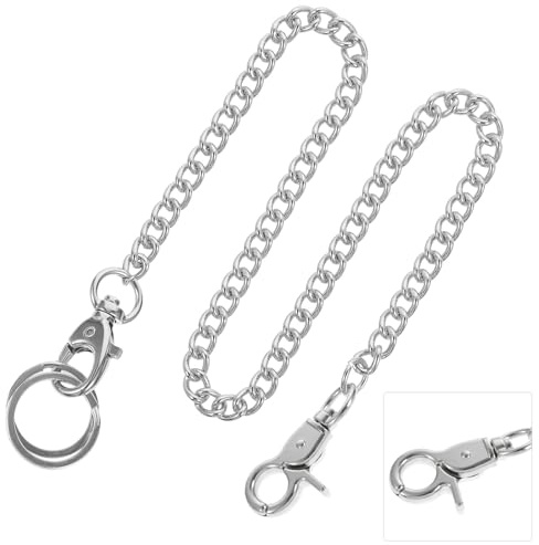 TOGEVAL Catena Ruggine e Orologio Acciaio in Inossidabile per Elegante Argento, Resistente alla Portatile, Accessor iolegante Tasch Abbigliament o Uso DIY