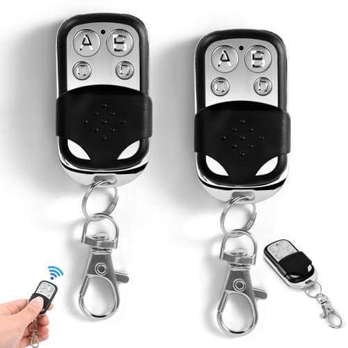 Garagentorantrieb, 433 Hz Garagentor Fernbedienung Universal, Funkfernbedienung Garagentor für fernbedienung garagentor, Teleskoptore Stellplatzschlösser Diebstahlsichere Garagentoröffner (2 Stück)