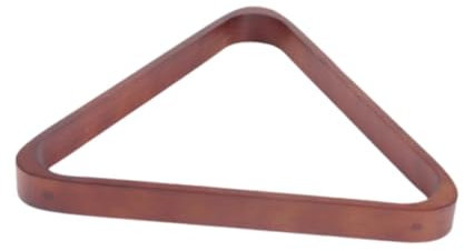 Perfeclan Holz Billard Ball Rack Ball Halter Dreieck Rack Home Game Billard liefert Sportpositionierungsrahmen Tischausrüstung, Braun