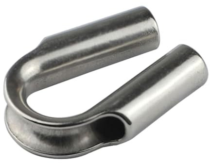 Protector de Guardacabos para Cuerda Cable Guardacabos de Acero Inoxidable Guardacabos para Cable de Alta Resistencia Aparejo con Guardacabos de Alambre Guardacabos para Cuerda de Alta Resistencia