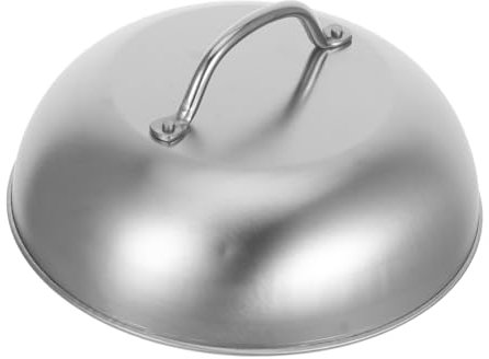 Tapa de Sartén para Barbacoa de Acero Inoxidable, 9 Pulgadas
