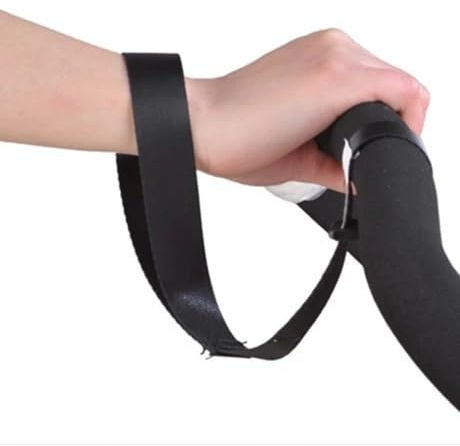 RuiJOTWAT Stroller Wrist Strap With Hook Anti-Slip Child Safety - Black