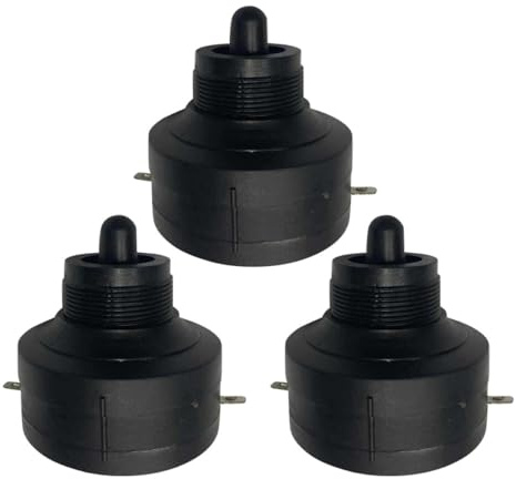 HAPINARY Tweeter a Tromba per Auto 3 Pezzi Mini Altoparlanti Piezoelettrici Compatti Suono Nitido Accessori Audio Automobilistici per Impianto Stereo Auto