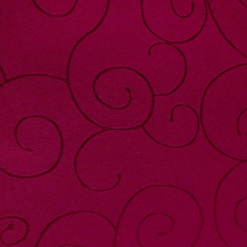 amp-artshop Tafeldecke Paulina Eckig 110x180 cm Dunkelrot Rot - Farbe, Form & Größe wählbar · Fleckabweisend Tischdecke