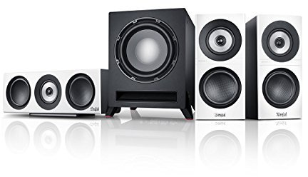 Teufel Definion 3 2.0>5.1 Ausbau-Set Surround Lautsprecher Center Lautsprecher Subwoofer Weiß/Schwarz