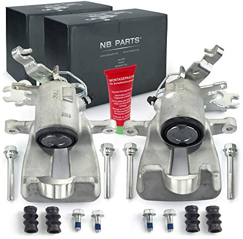 NB PARTS 2x Bremssattel Bremszange hinten links + rechts passend für VW Caddy III 2K ohne Pfand