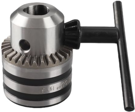 Drill Chuck Converter, 3-16mm Stable Key Drill Chuck Bore + B16 Tapered Mount Thread Drill Chuck for Electric Power Drill Lathes & Drill Presses