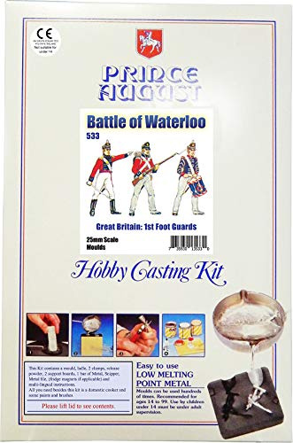 Prince August Hobby Giessen Anfänger Set britischer Infanteri 1815-Napoleonische Zeit