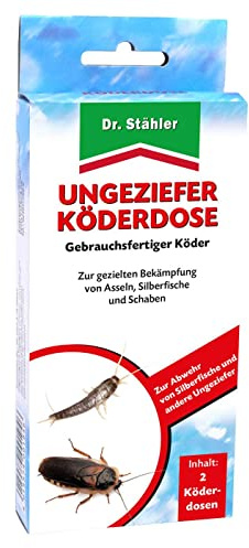 Dr. Stähler Köderdose für Wirbellose, 2 Stück, Schädlingsbekämpfung