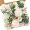 Serwalin Artificial White Flowers - Fake Wedding Bouquets & Centerpieces for Bridal Showers & Parties