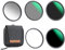 K&F Concept Magnetic Filter Set Nano X-Serie 62mm Magnetisches Schnellwechsel System Quick Swap System GND8,ND8,ND64,ND1000 mit Magnetischer Adapterring und Filtertasche