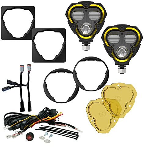 FLEX ERA® 3 Dual Mode SAE Fog Lights - 2-Light Master Kit - Aftermarket Bumpers