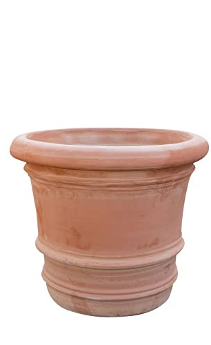 Biscottini Pot pour Plantes d'Extérieur en Terre Cuite 70 x 62 x 70 cm - Grand Vase Fabriqué en Italie