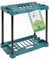 TTL Commerce Garden Support rectangulaire outils de jardin 61x58x31cm 28 compartiments Support et organiseur le rangement balais,bêches,râteaux et outils de jardin,abri de jardin et garage Vert/Noir