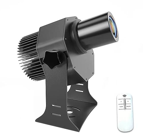 COLIFINE LED 80W GOBO Licht Logo Projektor - IP67 Wasserdicht für Innen- und Außenbereich - Ideal für Shop, Hochzeit, Event, Werbung