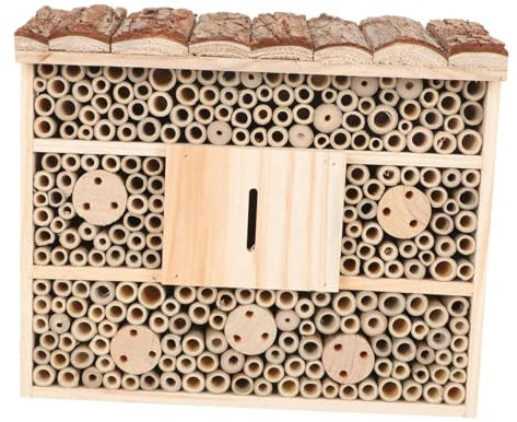BESPORTBLE Hölzerner Bienenzuchtunterstand Marienkäfer Lebensraum Bienenhotel Gartengehäuse Für Gartendekoration