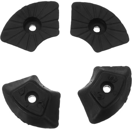 Happyyami 4pezzi Piedini Antiscivolo Per Bastone Da Passeggio e Stampella Cappucci Protettivi in Plastica Resistenti e Versatili Accessori Per Bastone Anziani e Bastoni Da Trekking