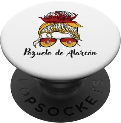 Pozuelo de Alarcón Chica, Bandera España España PopSockets PopGrip Intercambiable