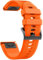Quickz-it Bracelet pour Garmin Fenix 5/6/7,5+/6/7 Pro Solar & Sapphire | Forerunner 745/935/945 & LTE/955/965 | Instinct 2/2 Solar | Approach S60/S62/S70 | D2 Delta | D2 Mach 1 | Epix (Gen 2) (Orange)