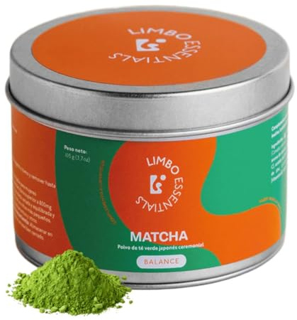 Té Matcha Multivitamínico – Té Matcha Ceremonial con Vitaminas C, A, E, D + Probióticos y Prebióticos | 105g (21 Dosis) | Energía Natural, Inmunidad y Salud Digestiva | Vainilla & Canela