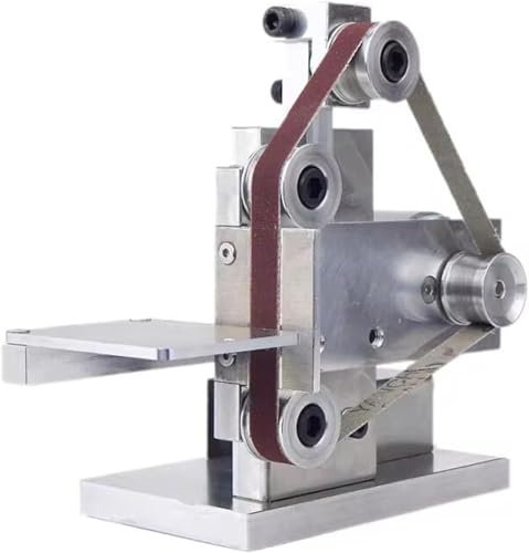 chrtyum affilatore per Motosega Mini levigatrice a Nastro, affilatrice elettrica for Lame con Adattatore, Kit lucidatrice, lucidatrice e rettificatrice a 7 velocità