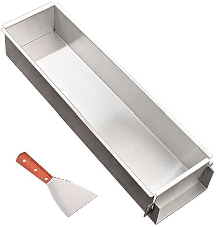 DRHTDXEJ Molde de postre de acero inoxidable para hornear tiramisus y pasteles, sartenes profesionales con base desmontable
