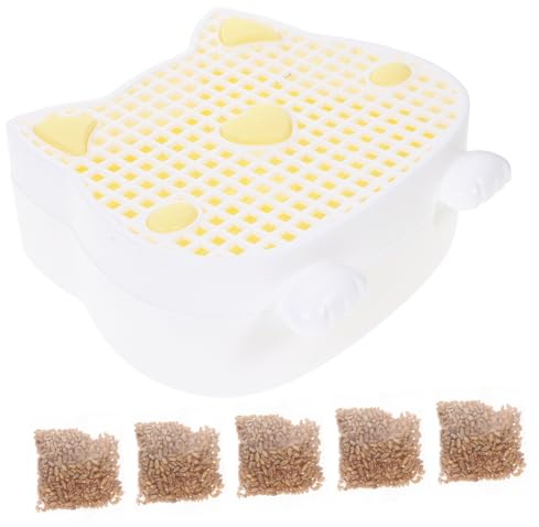Milisten Hydroponic Cat Grass Planter Creative Soilless Box for Household Planting Catnip Nursery Box Convenient Cat Plant for Pet