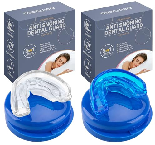 Anti Snoring Devices-Snoring Mouthpeice Aids for Men | 2PCS Soft Snore Stopper | Ready to Use | Effective Stop Snoring for Women,Anti Snore Mouth Guard Bring Quite Night and Sleep