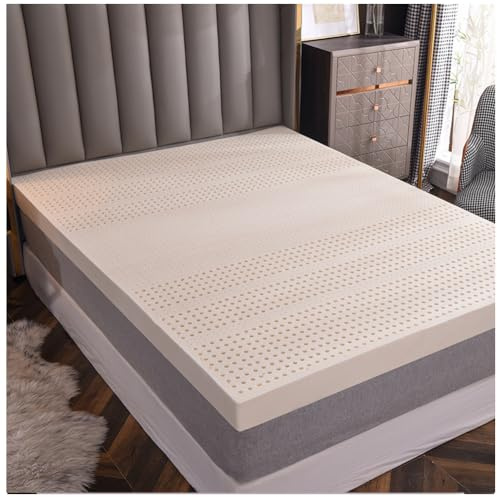 100% Natur-Latex Matratze,Kompression Und Keine Verformung, Wabenporenbelüftung, Weich Und Bequem,1/2/3/4In Naturkautschuk Matratze,2in,200x220cm(79x86in)